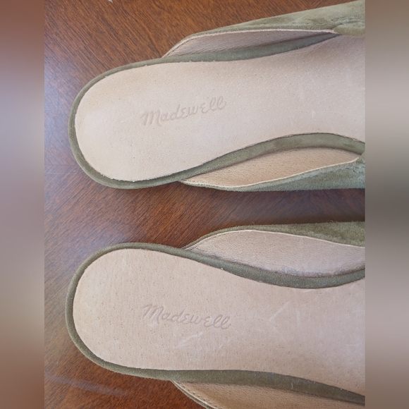 Madewell Olive Suede Mary Jane Flats - Picture 4 of 12